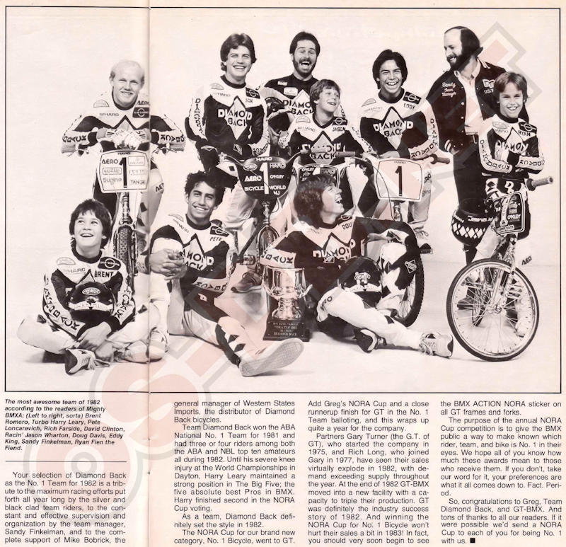  - Diamond Back Team - BMX Action - March 1983